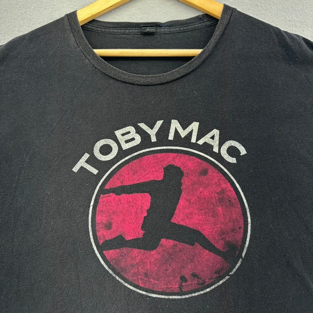 2007 TobyMac Portal Sounds Christian Music Band T-Shirt‎ Black Mens XL Rock Y2K